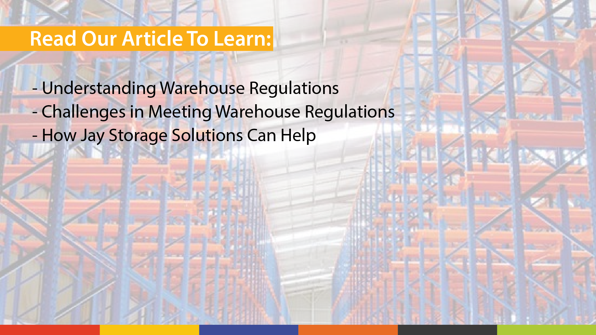 Smart Investments for Smart Warehousing